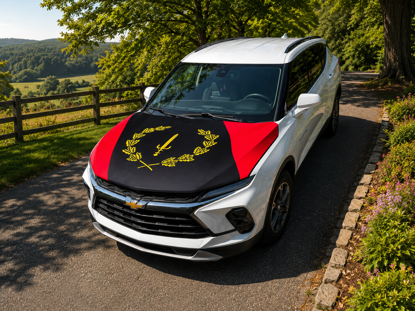 The Soulaan Flag.           Black American Heritage Car Hood Flag