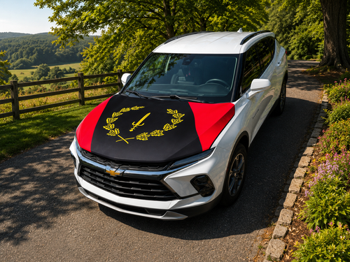 The Soulaan Flag.           Black American Heritage Car Hood Flag