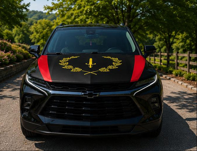 The Soulaan Flag.           Black American Heritage Car Hood Flag